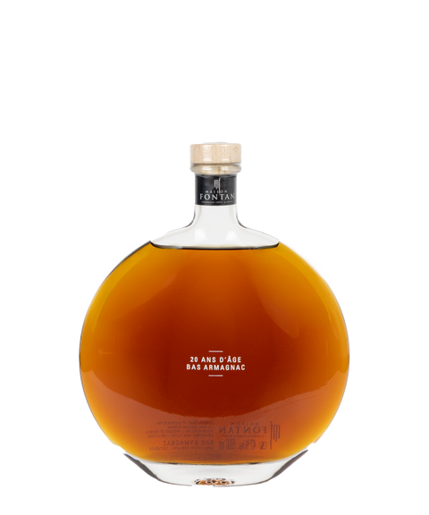 Maison Fontan Armagnac Carafe 20 Ans d'Âge - 0,50L (In luxe geschenkverpakking)