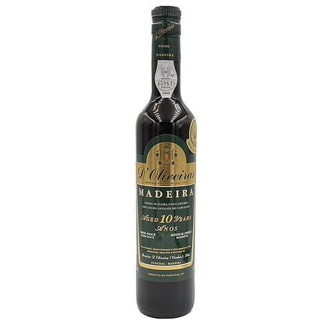 D'Oliveiras Madeira 10 Years Medium Sweet - 0,5L